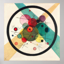 Círculos en un círculo, Kandinsky