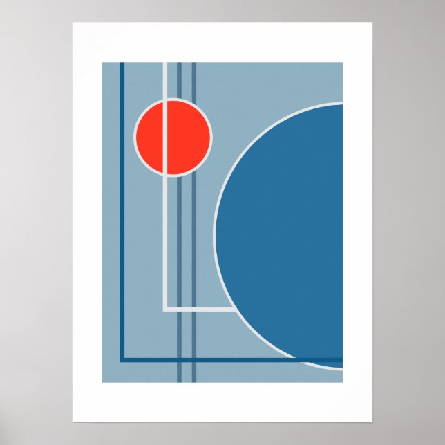 Póster Círculos Flotantes 11 (Frente)