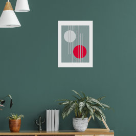 Póster Círculos flotantes 3