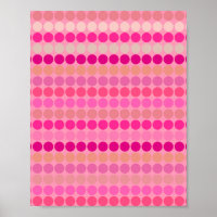 Círculos geométricos rosados