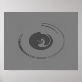 Póster Círculos líquidos - Poster (opción de lienzo)