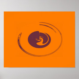 Póster Círculos líquidos - Poster (opción de lienzo)