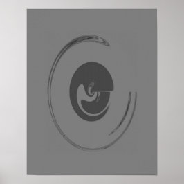 Póster Círculos líquidos - Poster (opción de lienzo)