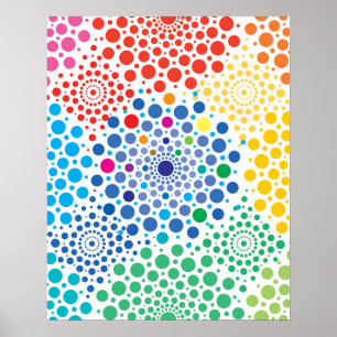 Póster Círculos Mandala 3