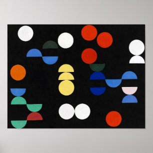 Póster Círculos y semicírculos   Sophie Taeuber-Arp
