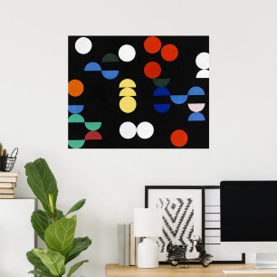 Póster Círculos y Semicírculos Sophie Taeuber-Arp