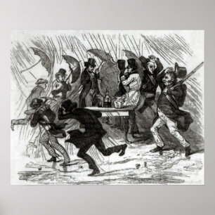 Póster Circundar el cuerno, 1849