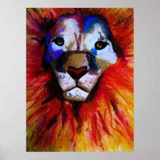 Póster Circus Lion poster