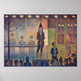 Póster Circus Sideshow - Famosa pintura