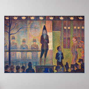 Póster Circus Sideshow - Famosa pintura