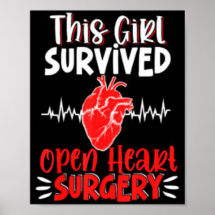 Póster Cirugía a corazón abierto Byp Conciencia Corazón E