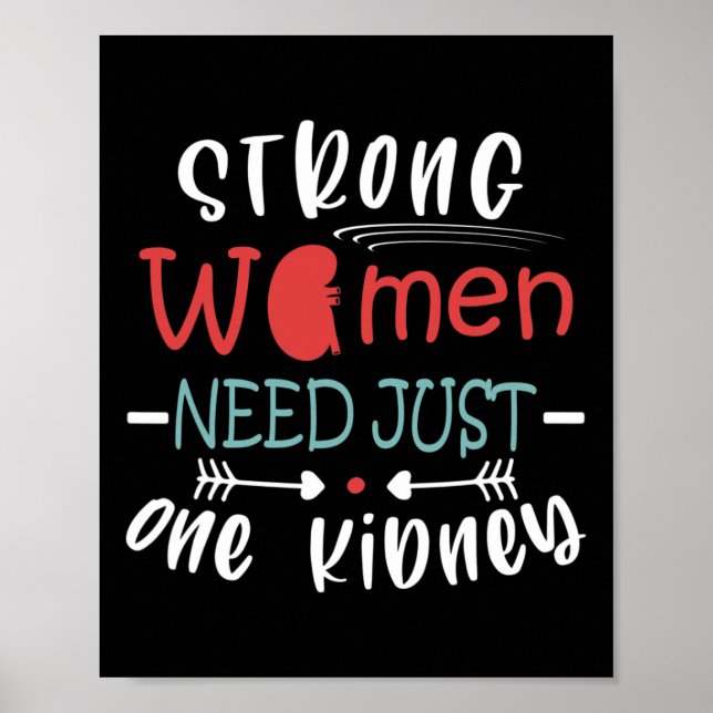 Póster Cirugía de trasplante de riñón Donante de riñón En (Frente)