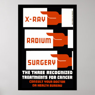 Póster Cirugía radial de rayos X