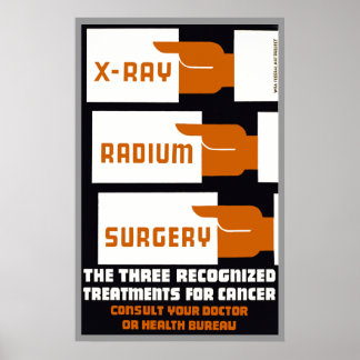 Póster Cirugía radial de rayos X