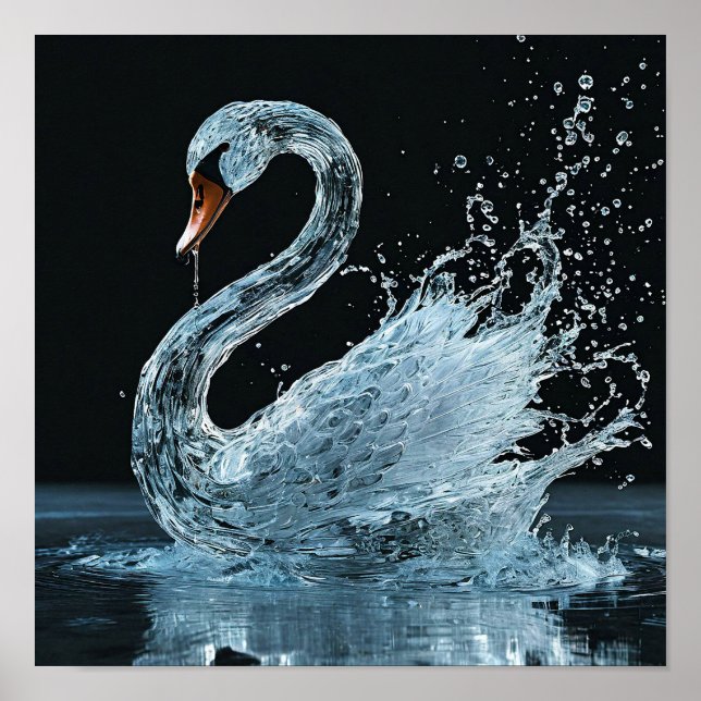 Póster Cisne agradecido (Frente)