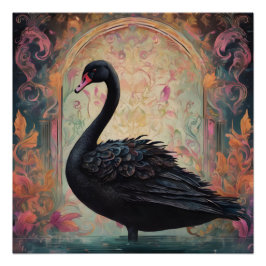 Póster Cisne negra no 1