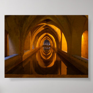 Póster Cisterna of Royal Alcazar de Seville