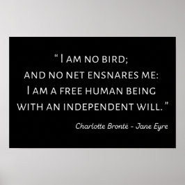 Póster Cita 2 de Jane Eyre - Estilo clásico