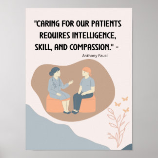 Póster Cita al poster del hospital