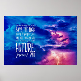 Póster Cita bíblica contra escritura cristiana