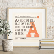 Cita clásica de biblioteca de Stephen Fry