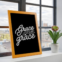 Cita cristiana negra Gracia sobre gracia