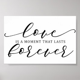 Póster Cita de amor de boda