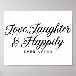 Póster Cita de amor de boda