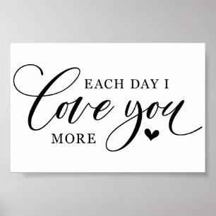 Póster Cita de amor de boda
