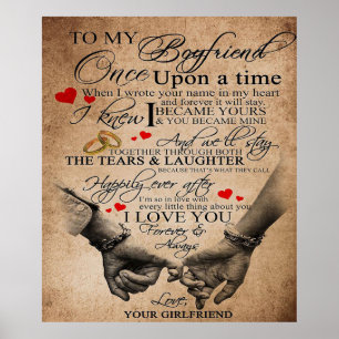 Póster Cita De Amor Para Novio   Lovely Quotes Gift