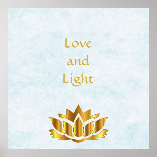 Póster Cita de 'Amor y Luz' (Frente)