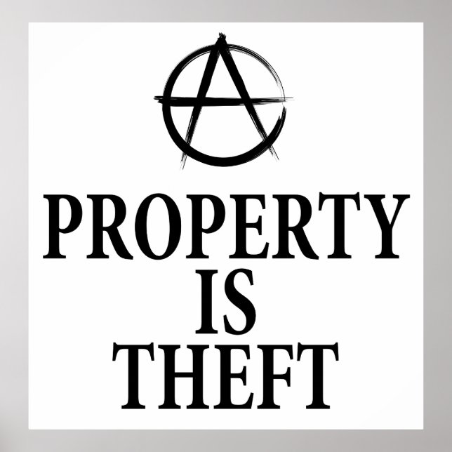 Póster Cita de anarquía (Frente)