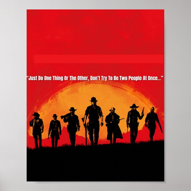 Póster Cita de Arthur Morgans (Frente)