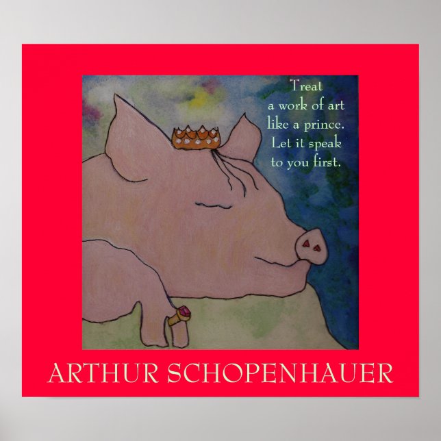 Póster Cita de Arthur Schopenhauer - POSTER (Frente)