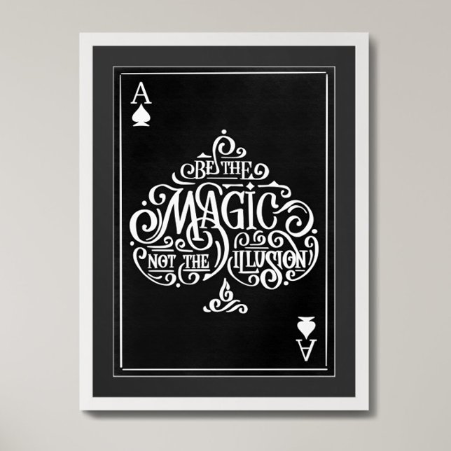 Póster Cita de As de Spades Motivational Typography (Subido por el creador)