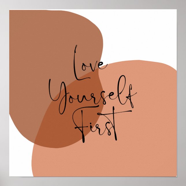 Póster Cita de autocuidado estético (Frente)