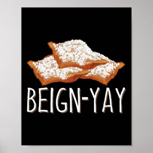Póster Cita De Beign-yay Para Un Byker De Beignet