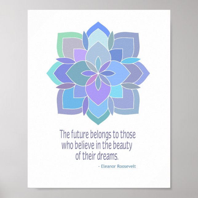 Póster Cita de belleza de sueños (Frente)