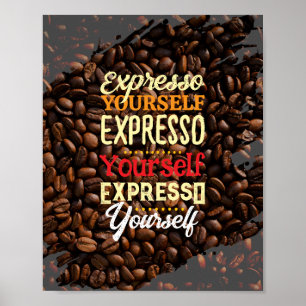 Póster Cita de café de Expresso