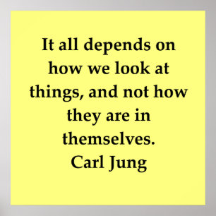 Póster cita de carl jung