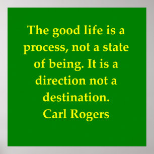 Póster cita de carl rogers