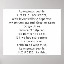 Cita de casas pequeñas