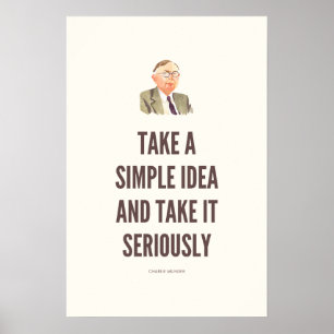 Póster Cita de Charlie Munger