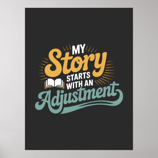 Póster Cita de columna de motivación de estudiantes quiro (Frente)