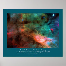 Póster Cita de Desiderata - Centro de la Nebulosa del Cis