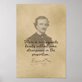 Póster Cita de Edgar Allan Poe - Exquisito Poster de bell