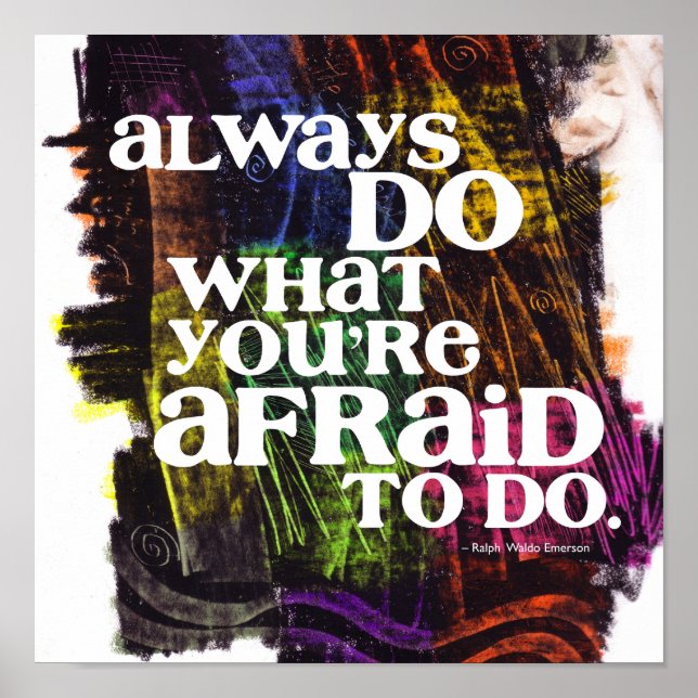 Póster Cita de Emerson (Frente)