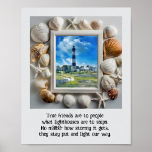 Póster Cita de faro Inspiradora