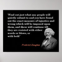 Cita De Frederick Douglass Sobre Presentación E In