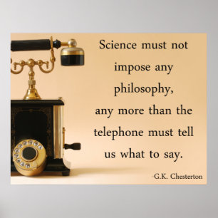 Póster Cita de G.K. Chesterton